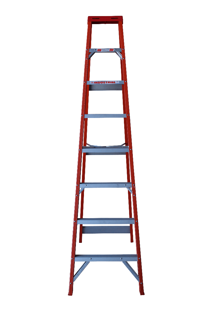 Indalex Tradesman Fibreglass Single Sided Step 8ft (2.4m) - Ladders4U