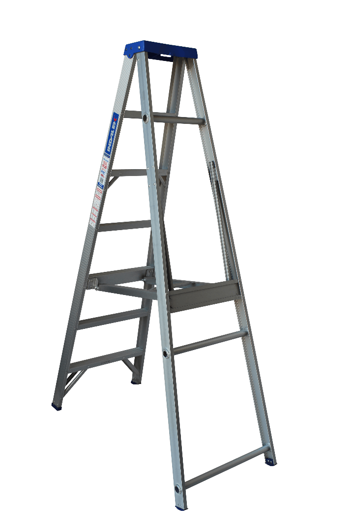 Indalex Pro Series Aluminium Single Sided Step 7ft (2.1M) - Ladders4U