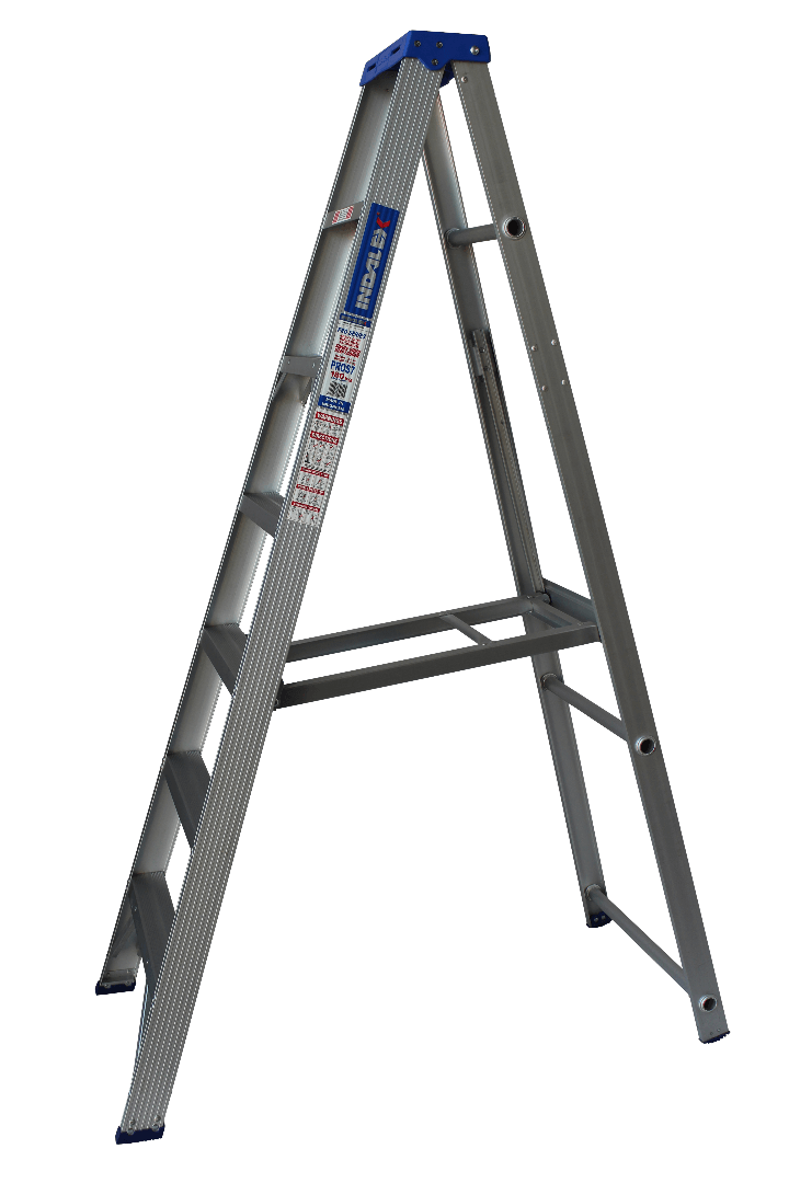 Indalex Pro Series Aluminium Single Sided Step 7ft (2.1M) - Ladders4U