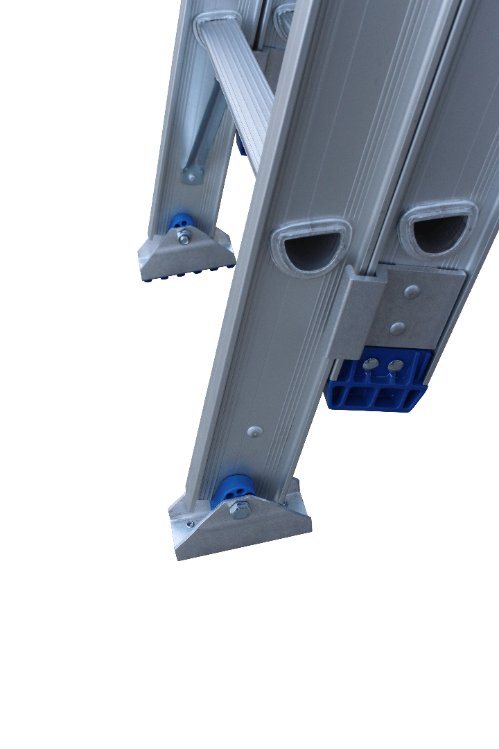 Indalex Pro Series Aluminium Extension with Swivel Feet 22ft (3.8M - 6.6M) - Ladders4U