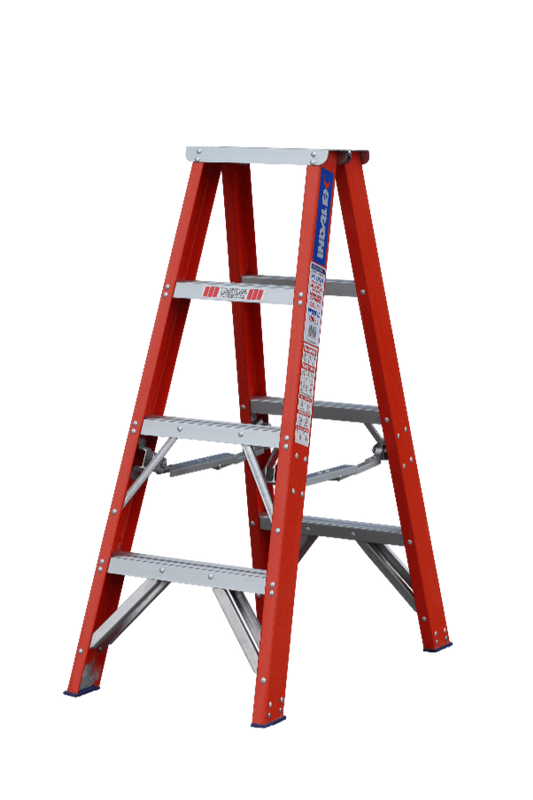 Indalex Pro Series Fibreglass Double Sided Step 4ft (1.2 M) - Ladders4U
