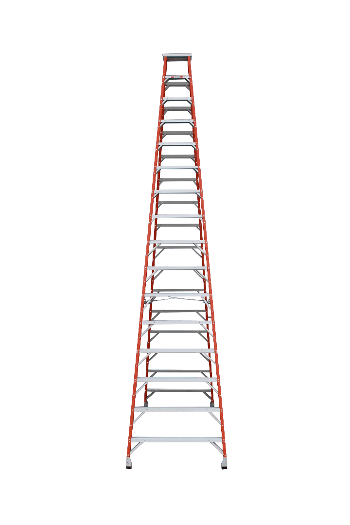 Indalex Pro Series Fibreglass Double Sided Step 16ft (4.9M) - Ladders4U