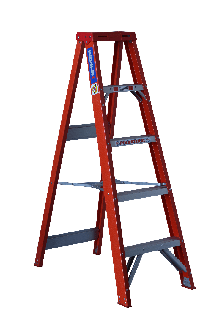 Indalex Tradesman Fibreglass Single Sided Step 5ft (1.5m) - Ladders4U