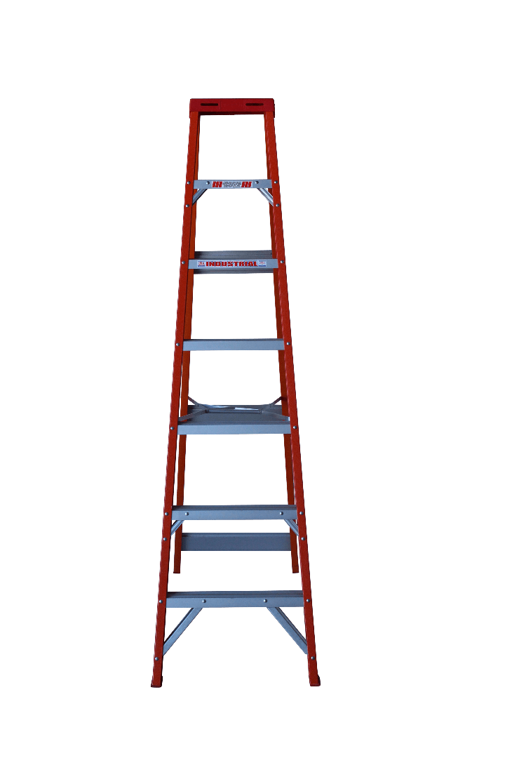 Indalex Tradesman Fibreglass Single Sided Step 7ft (2.1m) - Ladders4U