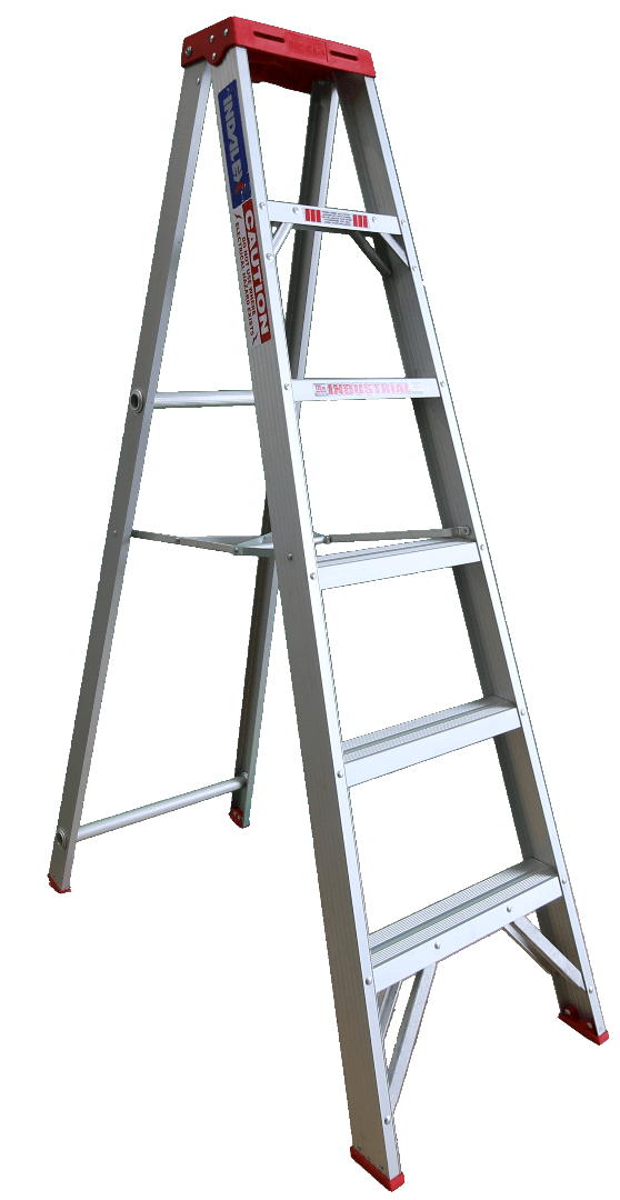 Indalex Tradesman Aluminium Single Sided Step 6ft (1.8m) - Ladders4U