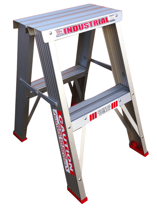 Indalex Tradesman Aluminium Double Sided Step 2ft (0.6m) - Ladders4U