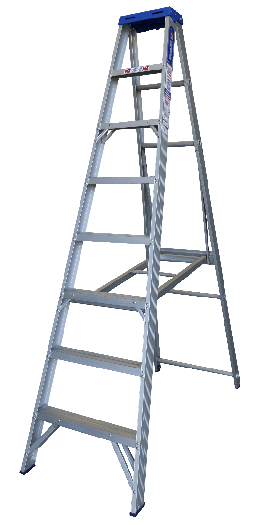 Indalex Pro Series Aluminium Single Sided Step 8ft (2.4M) - Ladders4U