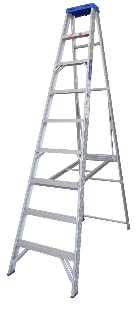 Indalex Pro Series Aluminium Single Sided Step 9ft (2.7M) - Ladders4U