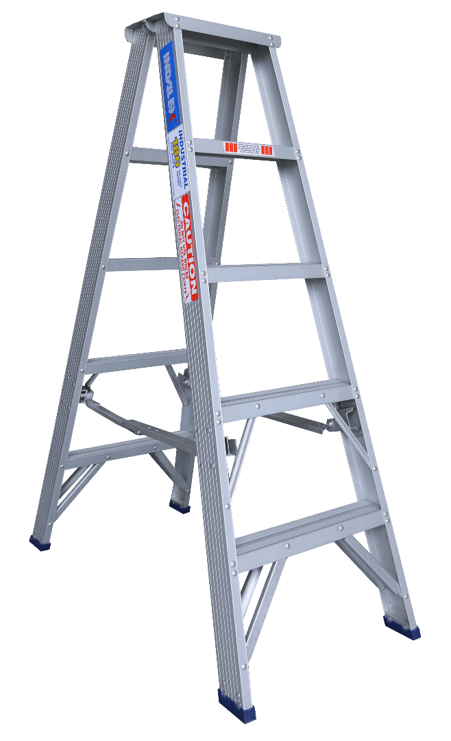 Indalex Pro Series Aluminium Double Sided Step 5ft (1.5M) - Ladders4U