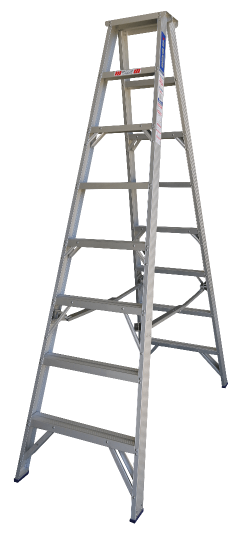 Indalex Pro Series Aluminium Double Sided Step 8ft (2.4m) - Ladders4U