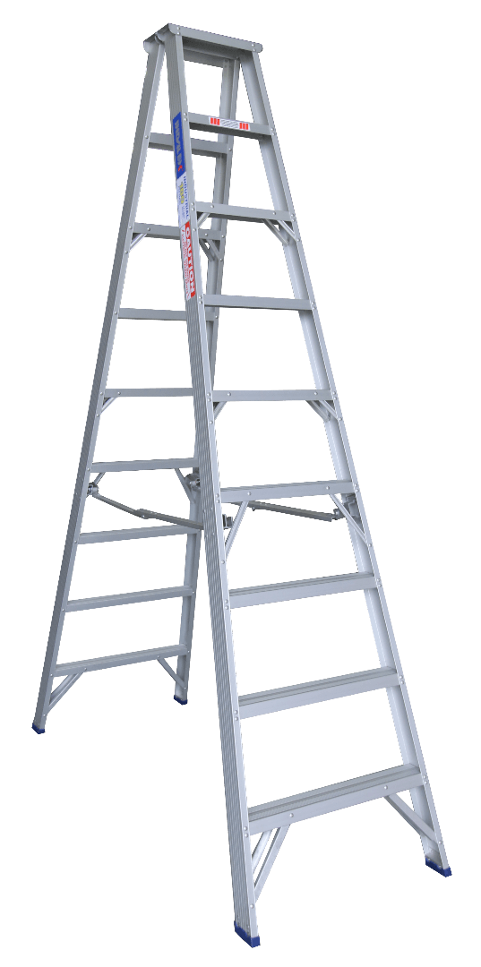 Indalex Pro Series Aluminium Double Sided Step 9ft (2.7m) - Ladders4U