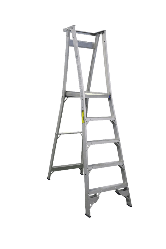 Indalex Pro Series Aluminium Platform Ladder 8/5 5ft (1.5M Platform) - Ladders4U