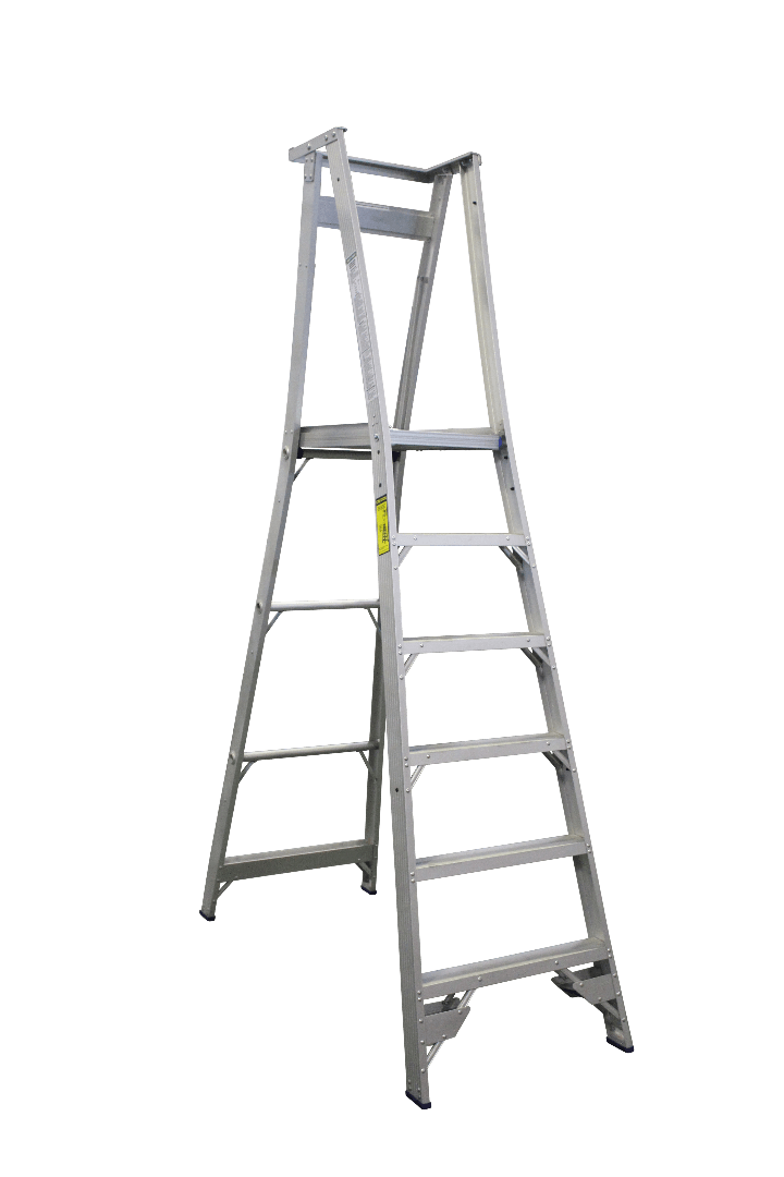Indalex Pro Series Aluminium Platform Ladder 9/6 6ft (1.8M Platform) - Ladders4U