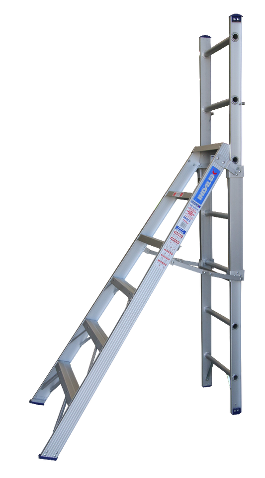 Indalex Pro Series Aluminium Combination Ladder 6ft (1.8 to 3.2m)
