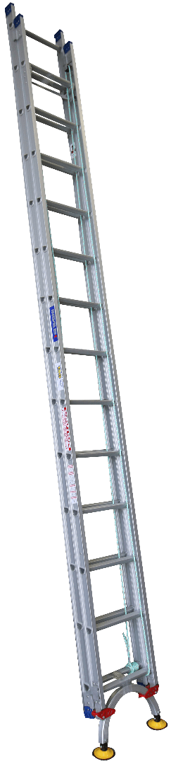 Indalex Pro Series Aluminium Extension with Level Arc 26ft (4.4M - 7.8M) - Ladders4U