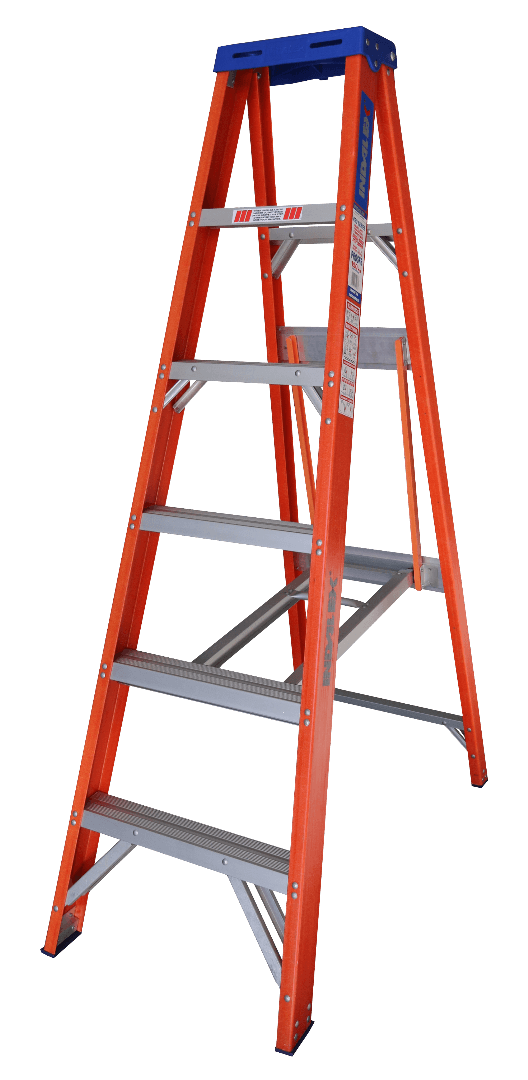 Indalex Pro Series Fibreglass Single Sided Step 6ft (1.8m) - Ladders4U