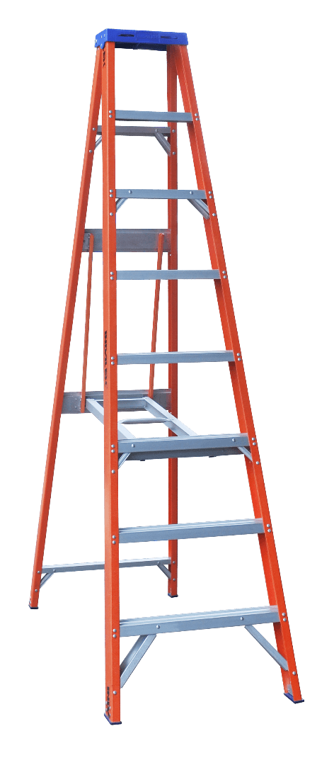 Indalex Pro Series Fibreglass Single Sided Step 8ft (2.4m) - Ladders4U
