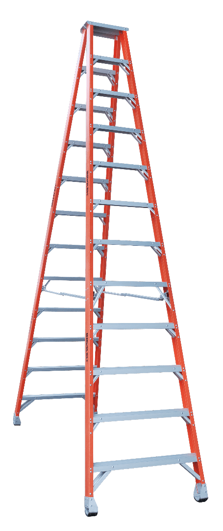 Indalex Pro Series Fibreglass Double Sided Step 12ft (3.7M) - Ladders4U