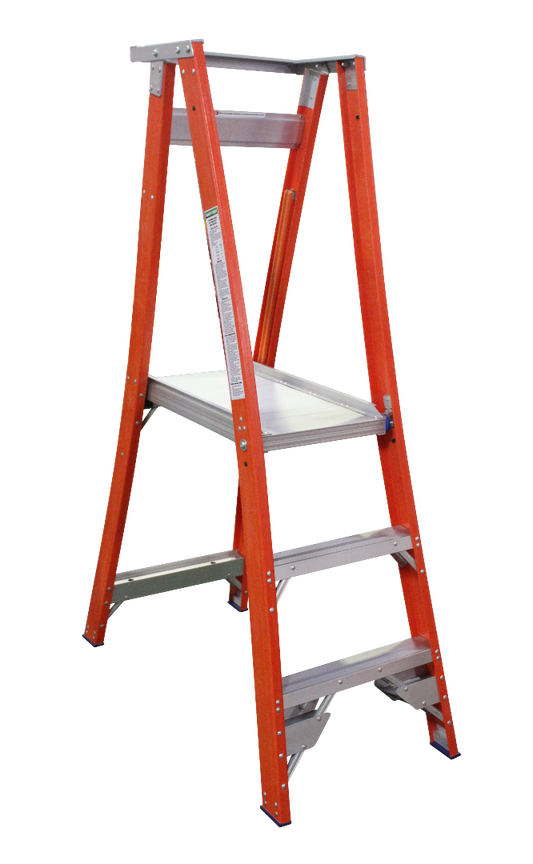 Indalex Pro Series Fibreglass Platform Ladder 6/3 3ft (0.9m)
