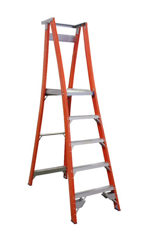 Indalex Pro Series Fibreglass Platform Ladder 8/5 5ft (1.5m)