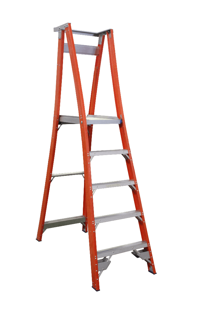 Indalex Pro Series Fibreglass Platform Ladder 8/5 5ft (1.5m) - Ladders4U