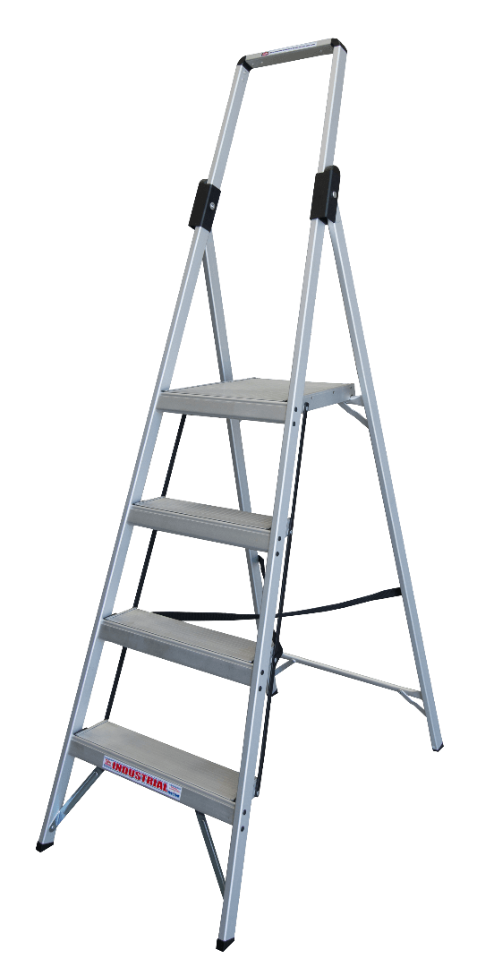 Indalex Tradesman Aluminium Slim Line Platform Ladder 7/4 4ft (1.2 m) - Ladders4U