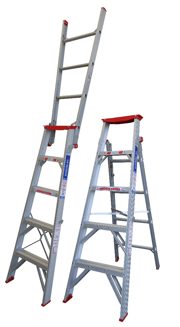 Indalex Tradesman Aluminium Dual Purpose 5ft (1.5 M to 2.6m) - Ladders4U