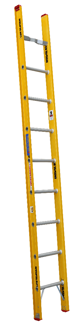Indalex Tradesman Fibreglass Single Ladder 12ft (3.7m) - Ladders4U