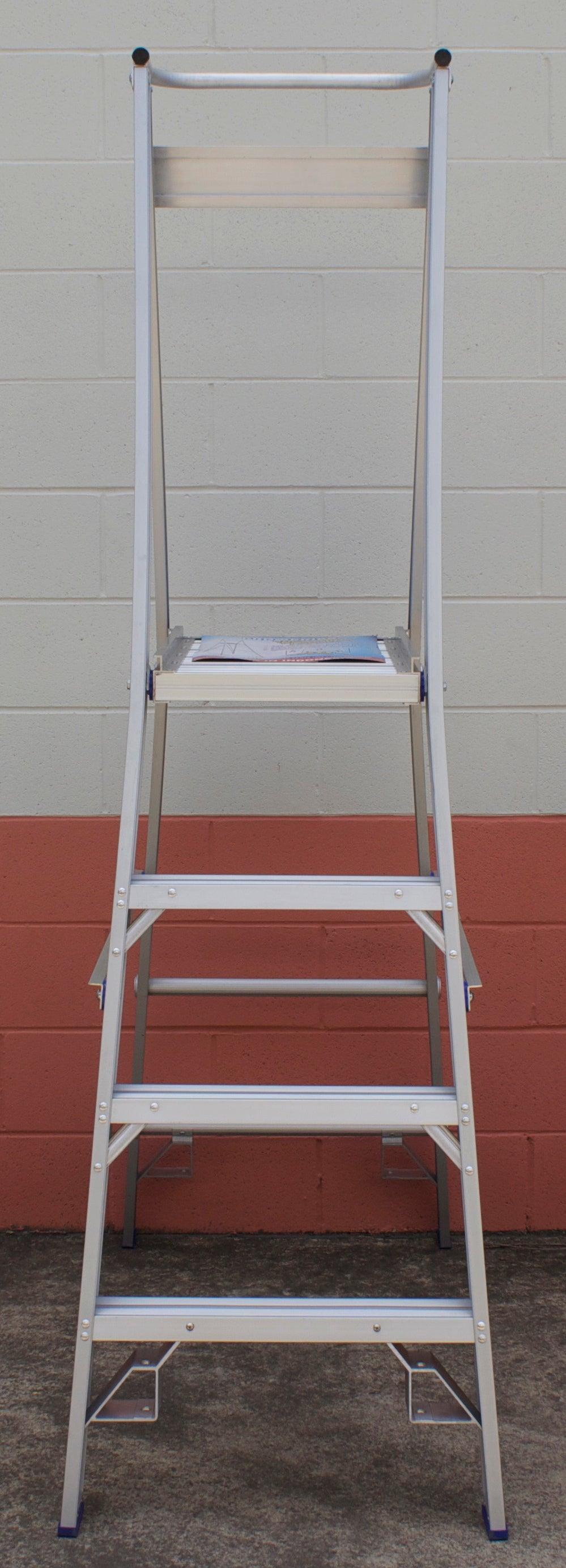 Indalex Pro Series Aluminium Platform Ladder 7/4 4ft (1.2m Platform) - Ladders4U