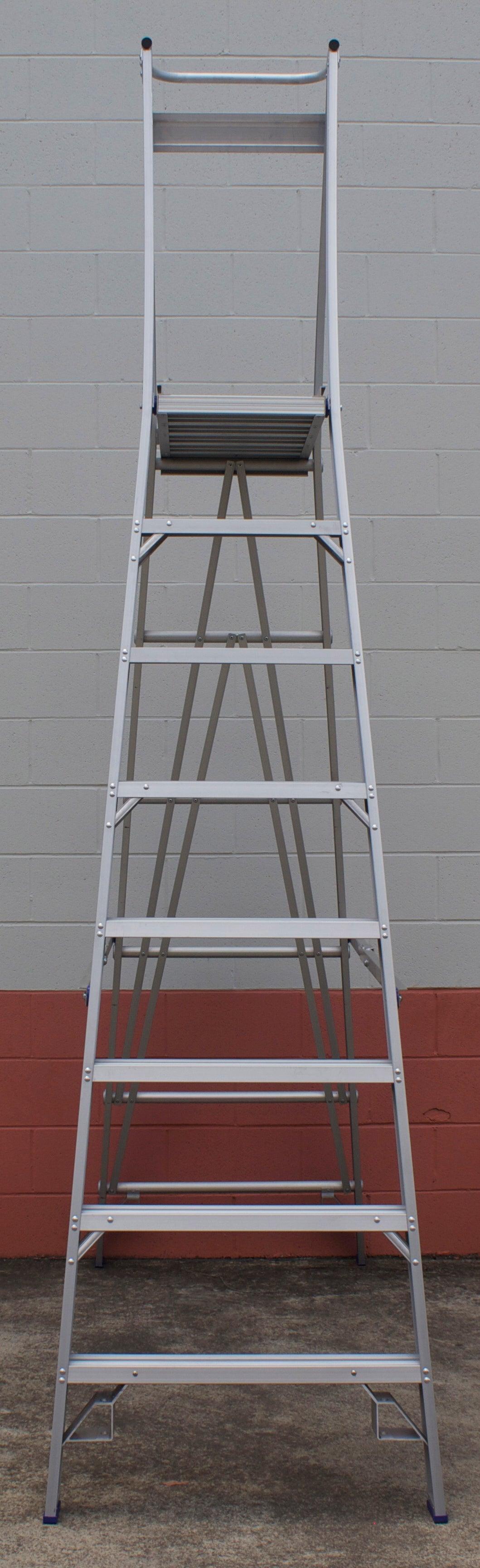 Indalex Pro Series Aluminium Platform Ladder 11/8 8ft (2.4M Platform) - Ladders4U