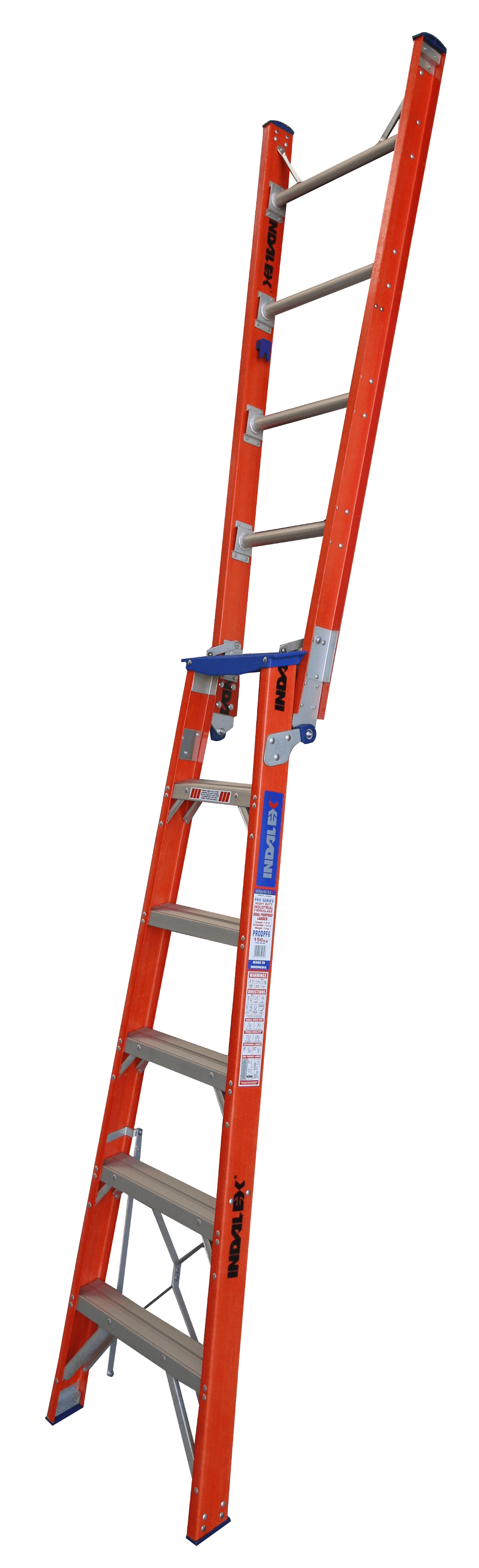Indalex Pro Series Fibreglass Dual Purpose 5ft (1.5 m - 2.6m) - Ladders4U