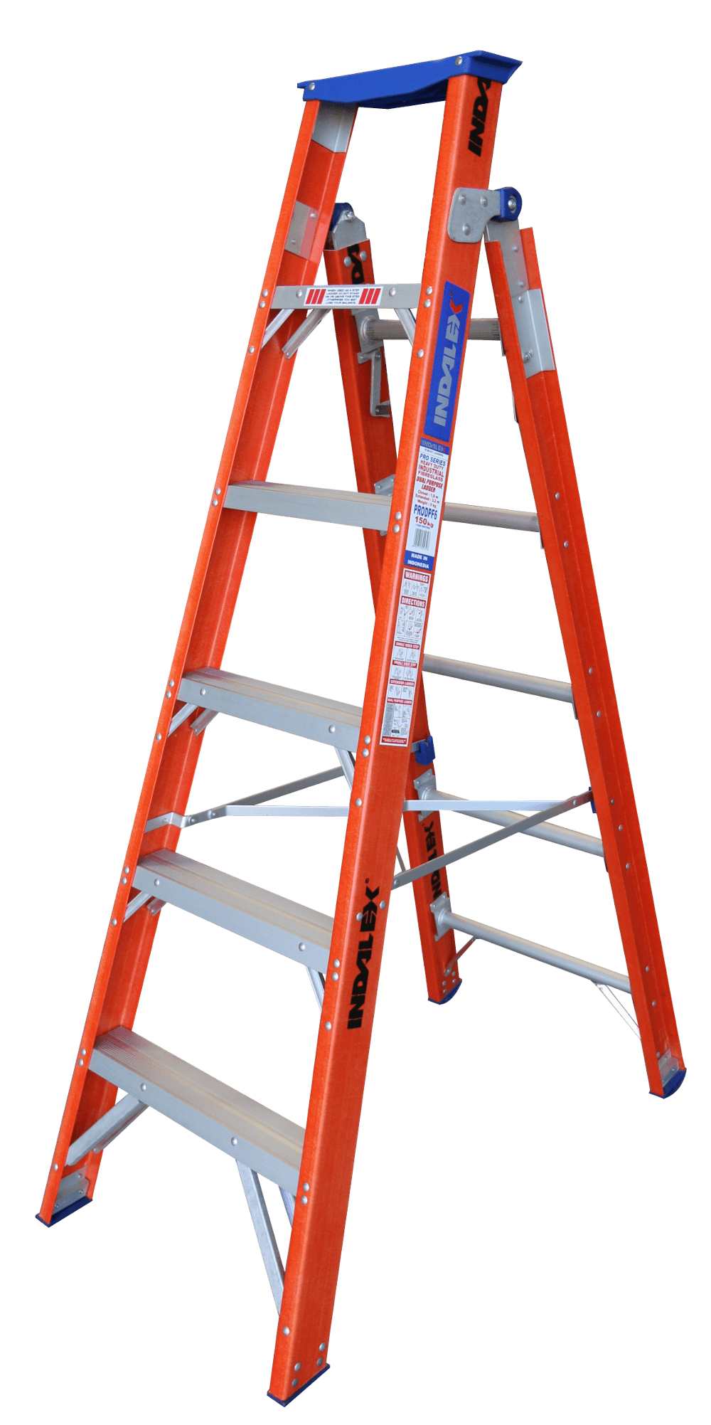 Indalex Pro Series Fibreglass Dual Purpose 5ft (1.5 m - 2.6m) - Ladders4U
