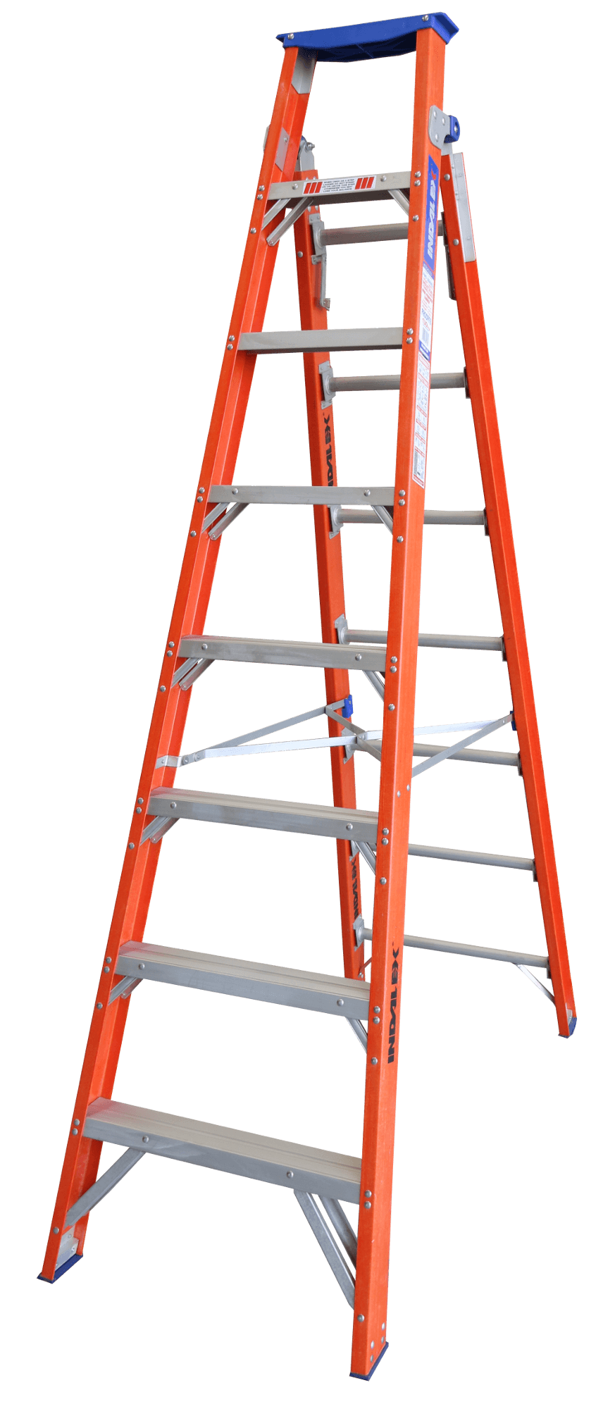 Indalex Pro Series Fibreglass Dual Purpose 8ft (2.4 m - 4.4 m) - Ladders4U