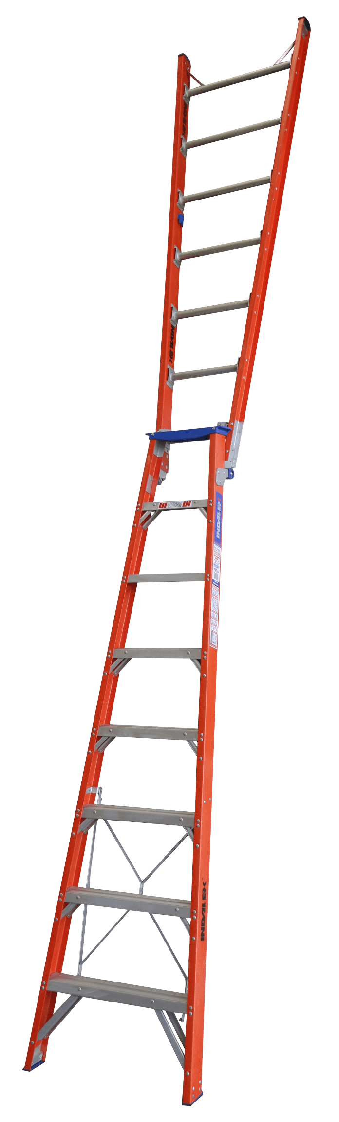 Indalex Pro Series Fibreglass Dual Purpose 8ft (2.4 m - 4.4 m) - Ladders4U