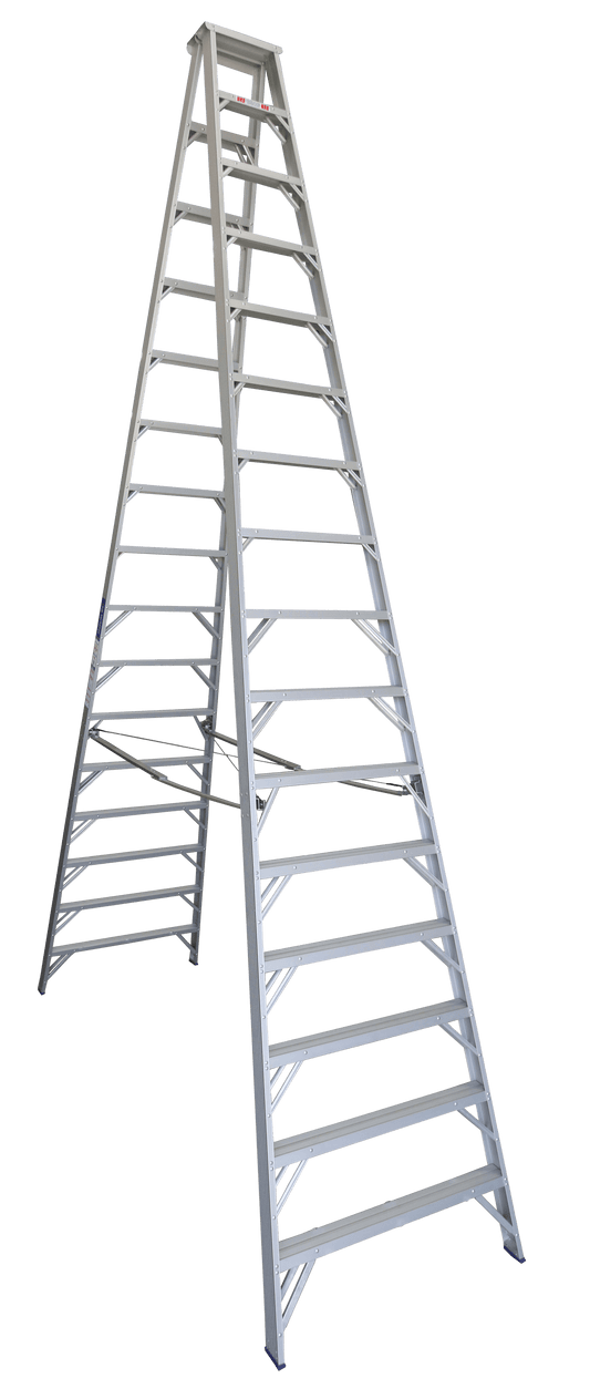 Indalex Pro Series Aluminium Double Sided Step 16ft (4.9M) - Ladders4U