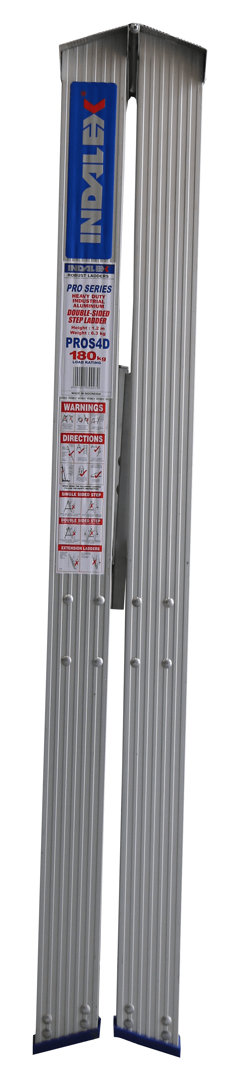 Indalex Pro Series Aluminium Double Sided Step 4ft (1.2M) - Ladders4U