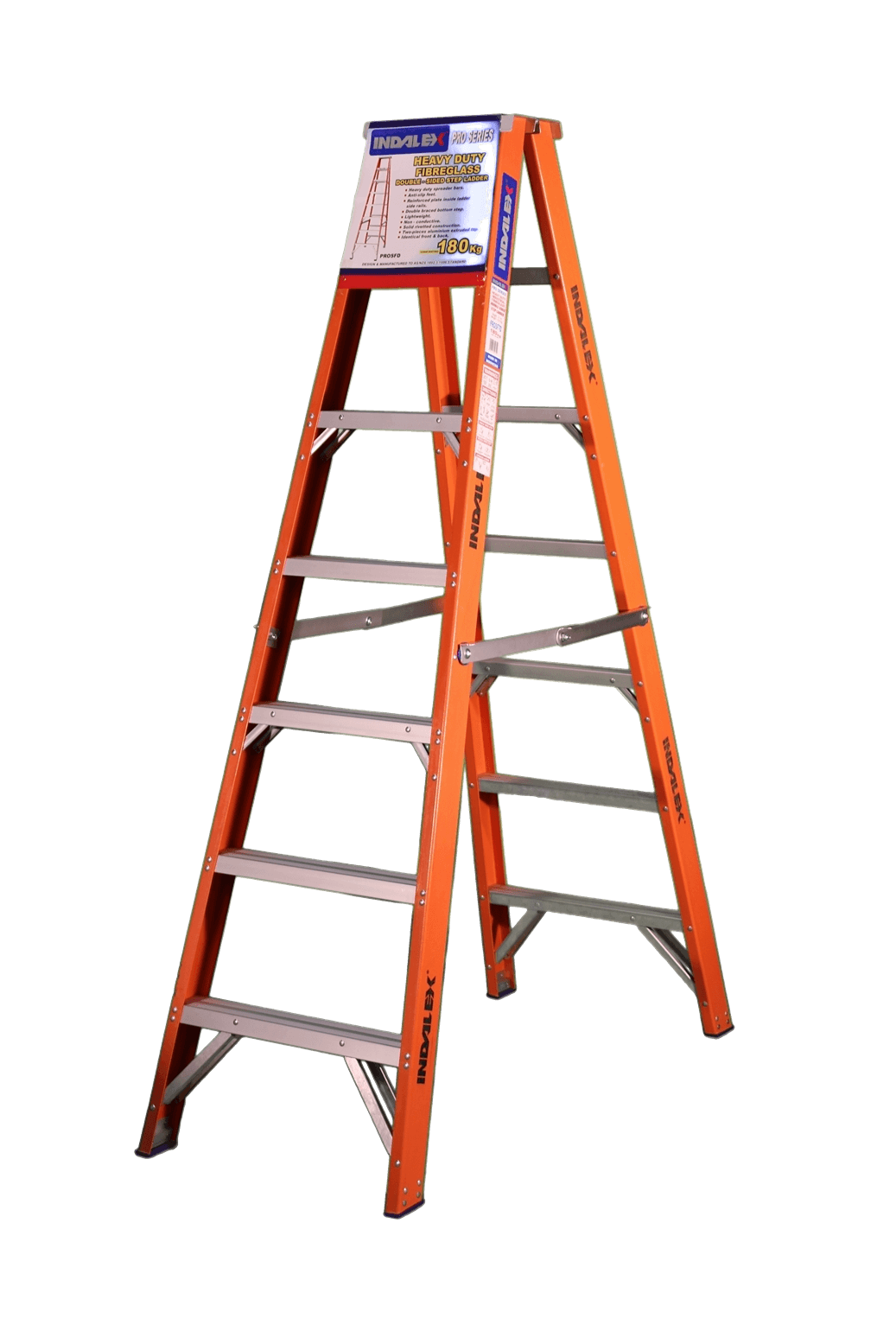 Indalex Pro Series Fibreglass Double Sided Step 5ft (1.5M) - Ladders4U