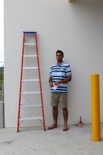 Indalex Pro Series Fibreglass Dual Purpose 8ft (2.4 m - 4.4 m) - Ladders4U