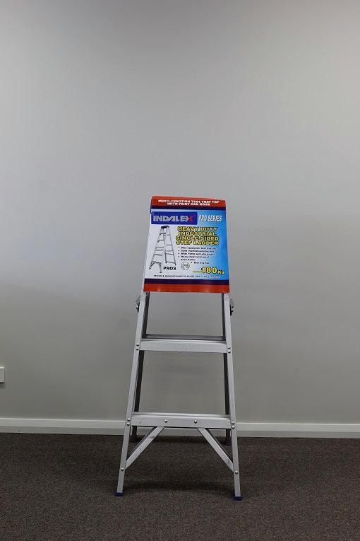 Indalex Pro Series Aluminium Single Sided Step 4ft (1.2M) - Ladders4U