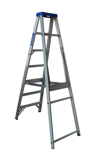 Indalex Pro Series Aluminium Single Sided Step 7ft (2.1M) - Ladders4U