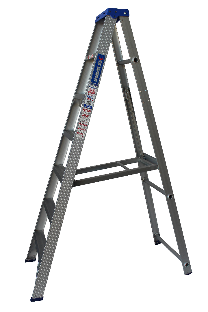 Indalex Pro Series Aluminium Single Sided Step 7ft (2.1M)