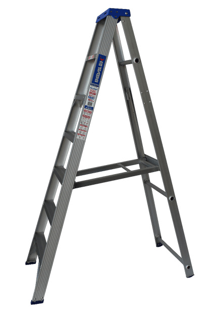 Indalex Pro Series Aluminium Single Sided Step 7ft (2.1M) - Ladders4U