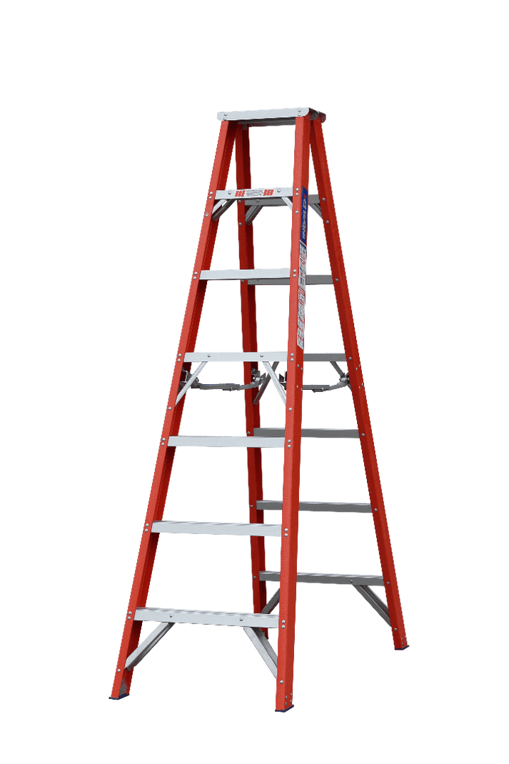 Indalex Pro Series Fibreglass Double Sided Step 7ft (2.1M) – Ladders4U