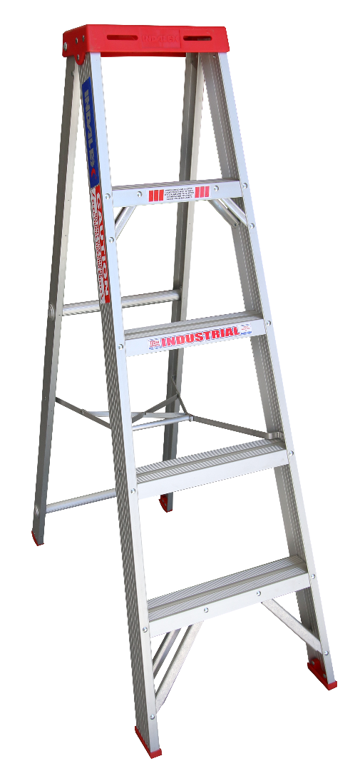 Indalex Tradesman Aluminium Single Sided Step 5ft (1.5m)