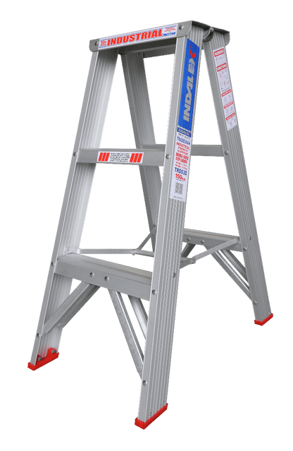 Indalex Tradesman Aluminium Double Sided Step 3ft (0.9m) - Ladders4U