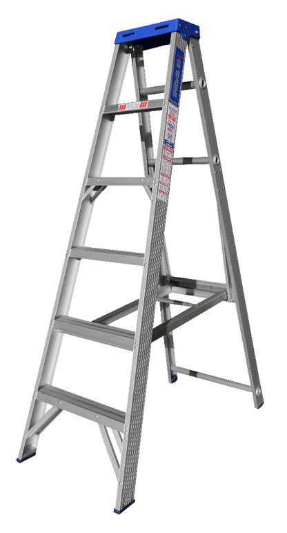 Indalex Pro Series Aluminium Single Sided Step 6ft (1.8M) - Ladders4U