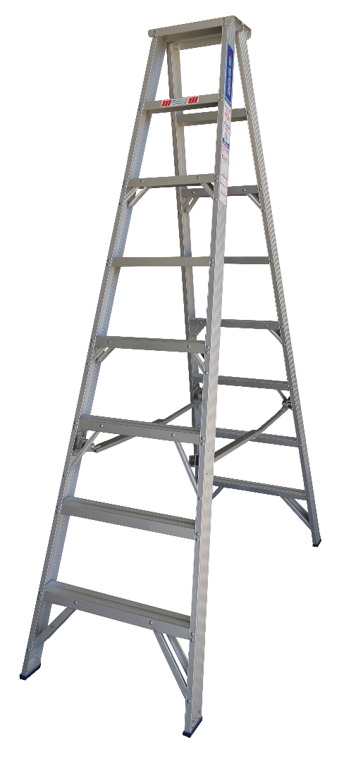 Indalex Pro Series Aluminium Double Sided Step 8ft (2.4m) – Ladders4U