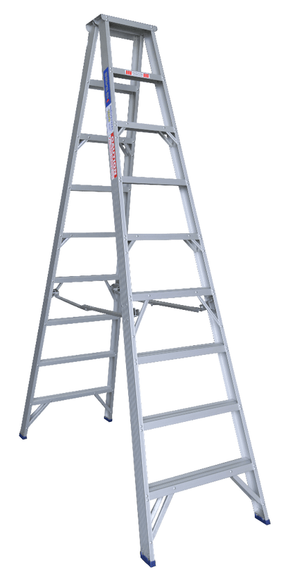 Indalex Pro Series Aluminium Double Sided Step 9ft (2.7m) - Ladders4U