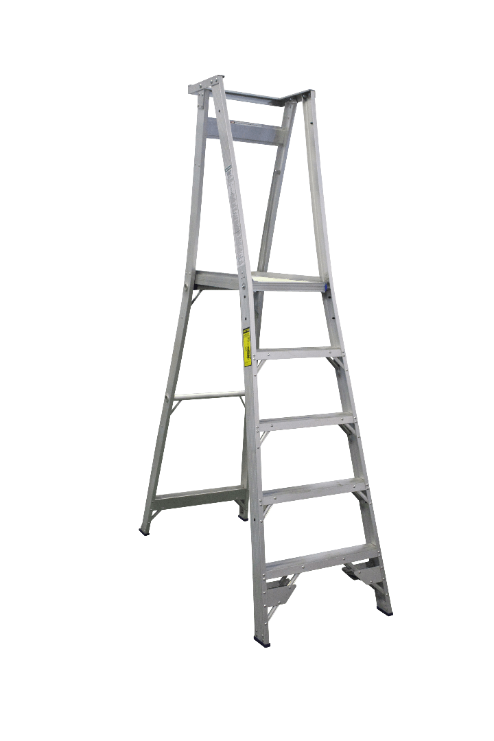 Indalex Pro Series Aluminium Platform Ladder 8/5 5ft (1.5M Platform ...