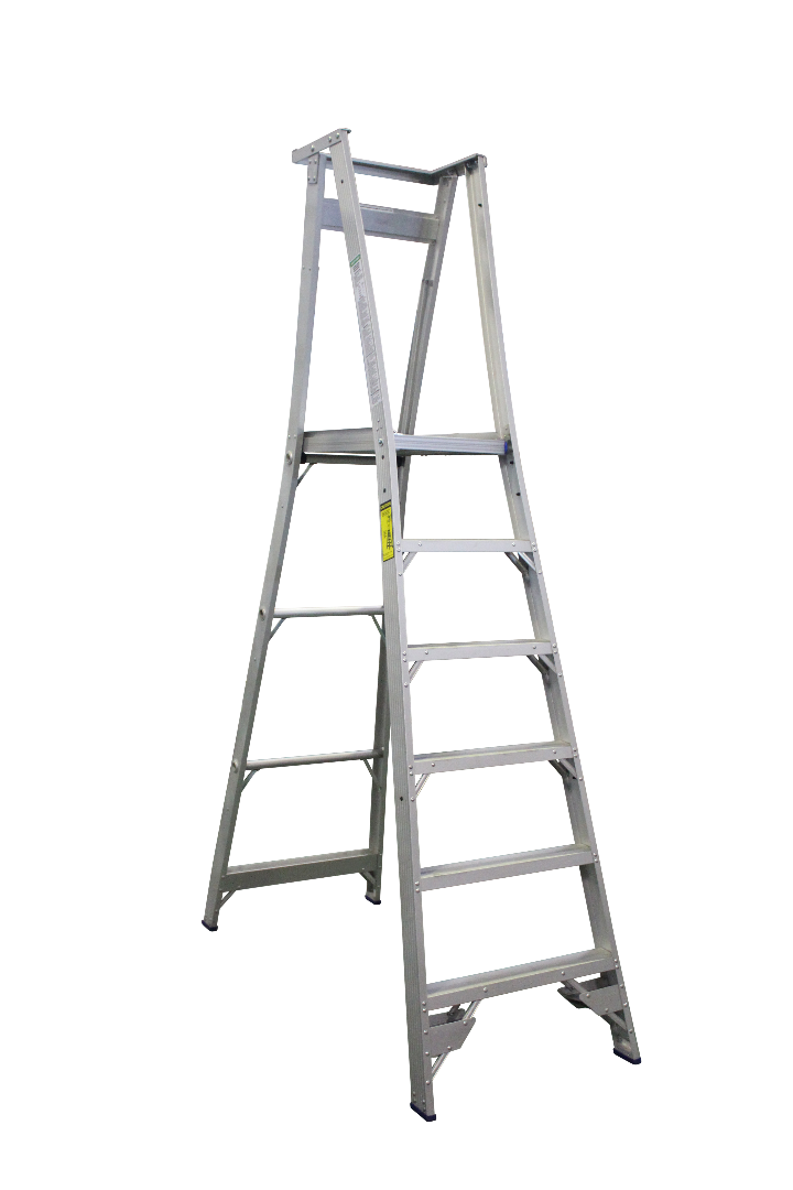 Indalex Pro Series Aluminium Platform Ladder 9/6 6ft (1.8M Platform)